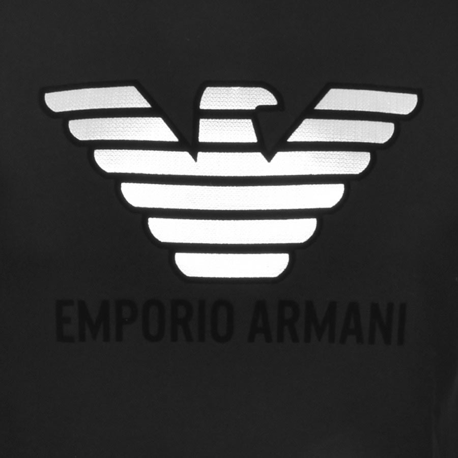 Alternative Image for ProductEmporio Armani Pullover Logo Hoodie Black3